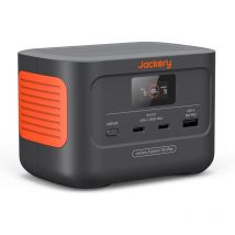 Station d'Énergie Portable Jackery Explorer 100 Plus 99.2 Wh/31000mAh avec Batterie LFP 128W de Puissance, Réserve de La Taille d'une Main pour