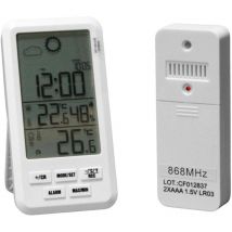 Station météo électronique petit format avec capteur