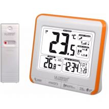 Station météo blanc/orange La Crosse Technology ws 6811 whi-ora