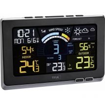 Station météo radiopilotée numérique tfa Dostmann 35.1140.01 noir