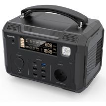 Station power bank touristique portable 484Wh 500W LED - noir