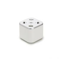 Toolland - station usb intelligente avec 3 x usb + 1 x usb quick charge 3.0 + 1 sortie type c - max. 9,6 a - max. 48,0 w - blanc