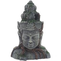Statue Asie Tête, hauteur 12.5 cm, décoration aquarium Animallparadise