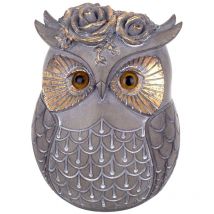 Signes Grimalt Figures de figure owl Buhos Buhos Silver 11x16x21cm 24012