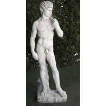 Anaparra - Statue classique en pierre reconstituée David 52x42x170cm.
