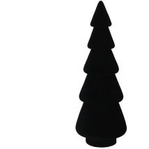 Arbre en bois et velours noir cmø9h25