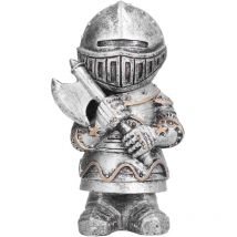 Feiyue - Statue de décoration de jardin extérieure en résine représentant un chevalier croisé médiéval