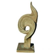 Statue de jardin en pierre 'Valentino' (148cm) - Gris vert 148 cm