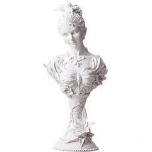 Feiyue - Statue féminine en résine, figurine féminine, statue de bureau, ornement de maison, cadeau de pendaison de crémaillère