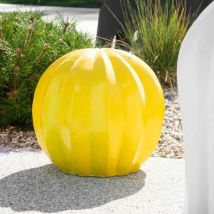 Wanda Collection - Statue jardin déco cactus jaune 45cm
