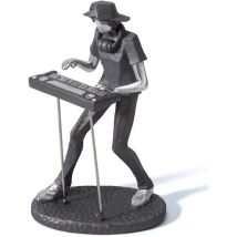 Statue Musicien Figur Skulptur Musicale Décor Résine Piano