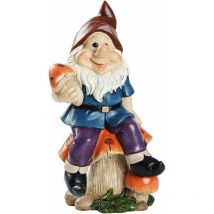 Statue nain de jardin, résine, statue nain de jardin, décoration jardin, maison, accessoires décoration jardin, décorations, anniversaire, Ensoleillé