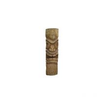 Jardinex - Statue Tiki totem Mauri 50 cm - Brun 50 cm