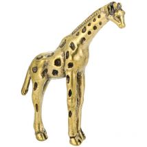 Feiyue - Statues de girafe en laiton Figurine d'animal en laiton Décorations d'animaux en laiton Fournitures pour la maison