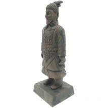 Statuette guerrier chinois Qin 4 l, hauteur 14 cm, décoration aquarium Animallparadise