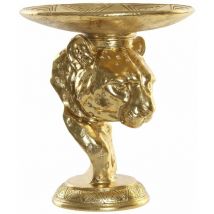 Statuette Jaguar doré en résine