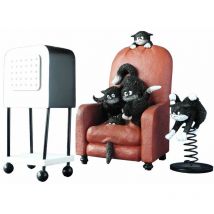 Statuette Les chats par Dubout 15 cm