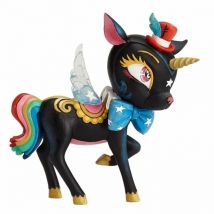 Statuette licorne noire par Miss Mindy
