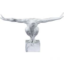 Zen Et Ethnique - Signes Grimalt Figure de figure de personne Figure Men nus plusieurs blancs 15x49x33cm 25280