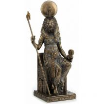 Zen Et Ethnique - Statuette Déesse Sekhmet en résine aspect bronze