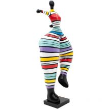 Kuateh - Statuette Silhouette Décorative Femme Bras Kuatéh Georgia en Polyrésine 55x34x138 cm Multicolore