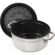 Cocotte rund white truffle 26cm (4050-413-0) - Staub