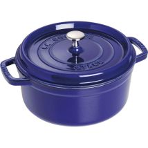 Staub Casseruola/cocotte In Ghisa, Tonda 26 Cm, 5 Litri, Blu (scuro)