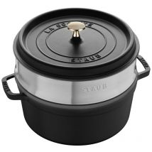 Staub - Cocotte rund Schwarz 26cm