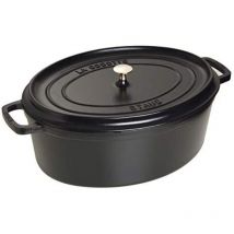 Staub - Cocotte oval Schwarz 31cm 5,5 Liter 40509-319-0