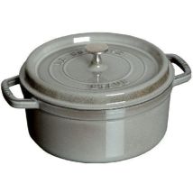 Staub Mini Cocotte 10 Cm Grau Graphit Gusseisen