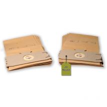 Evendix - Staubsaugerbeutel ähnlich Menalux 1004 p, 20 Staubbeutel + 4 Mikro-Filter
