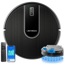 Liectroux - Staubsaugerroboter N7S-U, Trocken- und Nasswischkombination, Smart Mapping, WiFi App, 4KPa Saugkraft, bürstenloser Motor, funktioniert