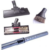 Hossi's Wholesale - Staubsaugerzubehör-Set bestehend aus Staubsaugerrohr, Bodendüse und Saugpinsel kompatibel für aeg ae 4594 ergo Essence