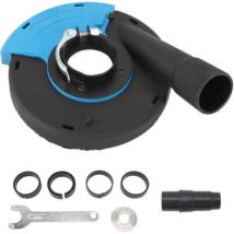 Staubschutzhaube Für Winkelschleifer, Blau Und Schwarz, 12,7 Cm (5 Zoll) Multifunktionaler Auffangbehälter Für Stein- Und Betonböden.