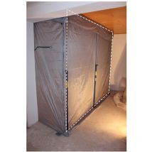 Staubschutzwand 310 x 310 cm – reißfestes Nylongewebe – für QS110, QS60, QS50, QS30 – waschbar