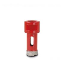 Grinding - stayer Diamantbohrkrone Ø12 mm mit M14-Einsatz zum Trockenschneiden mehrerer Materialien, rote Farbe