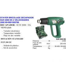 Stayer diy Stripper suh 2000 ek 2 Geschwindigkeiten 2000 w 15786