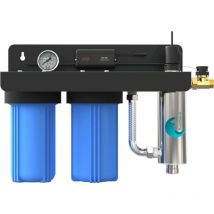 Stazione di trattamento dell'acqua uv 10 pollici tripla filtrazione Domestic Premium Desineo per appartamento domestico