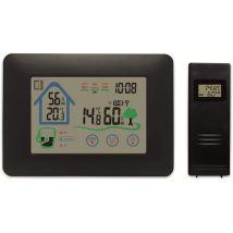 Stazione Meteo Denver WS-520 – Orologio Nero – Sensore Esterno – 0°C +50°C, -40°C +70°C, 20% 90% Umidità