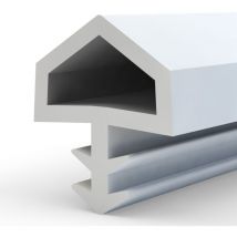 Türdichtung zimmertürdichtung Türgummi 60m 12mm STD05 weiss - Steigner