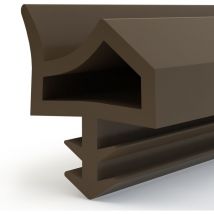 STEIGNER Türdichtung ZIMMERTÜRDICHTUNG Türgummi 80m 12mm STD06 BRAUN