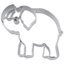 Städter Ausstechform Elefant 8 cm – Edelstahl – rostfrei, spülmaschinenfest, lebensmittelecht