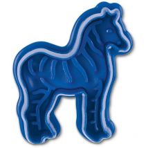 Städter Zebra Ausstecher 6 cm Blau