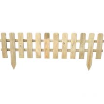 Steccato in legno 'inglese ii' cm. 120 x h.30/45