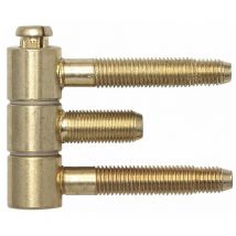 SFS Stahlzargenband (Türband) 3-teilig, Einbohrband 16x46,7mm Stahl schwarz