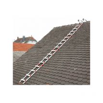 Echelle Direct - Aluminium-Dachleiter 5.25 m (2x1,25m + 2,00m) - Mit Haken - HIM4538/250/525