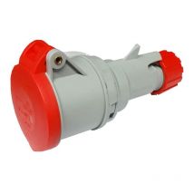 CEE-Industriesteckdose 3P+E 16A 400V IP44 - Palazzoli
