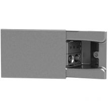 4Box Hide 3 Module Versenkbare Steckdose verschiebbar mit einer zweipoligen Steckdose und Tv/Sat-Steckdose grau Tekno 4B.02.008