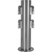 Hilight 4er Gartensteckdose Edelstahl 4-Fach Steckdose Außensteckdose