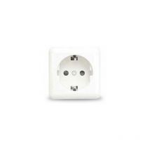 GSC - Steckerbasis schuko 2P + tt Weiß 60x60x45mm 16A250V 0201028